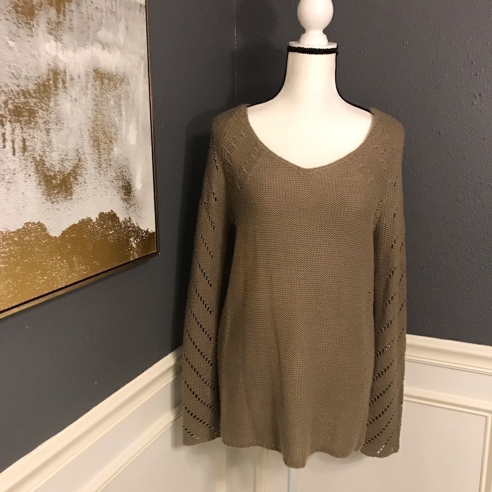 MAK Sweater knit sweater with detailed sleeves